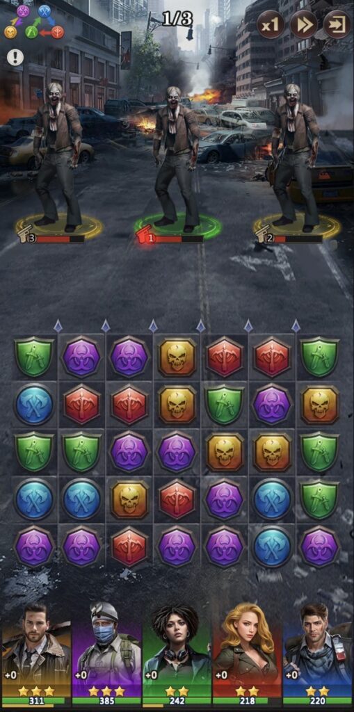 パズル戦闘の仕組みを学ぼう♪施設の建設やヒーロー獲得も♪