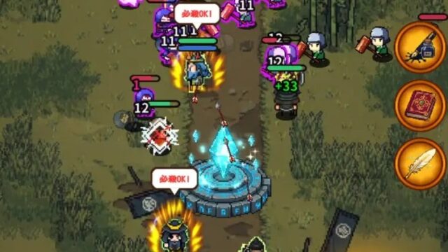 ドット戦記のプレイ画面