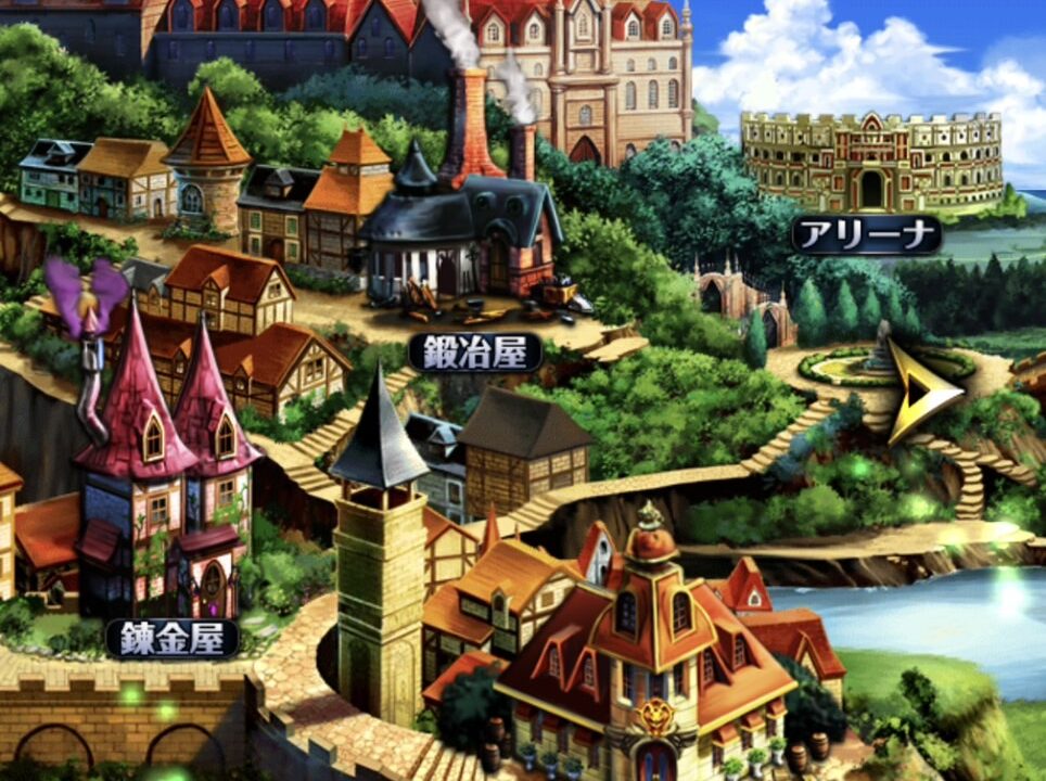グランドサマナーズのプレイ画面 1